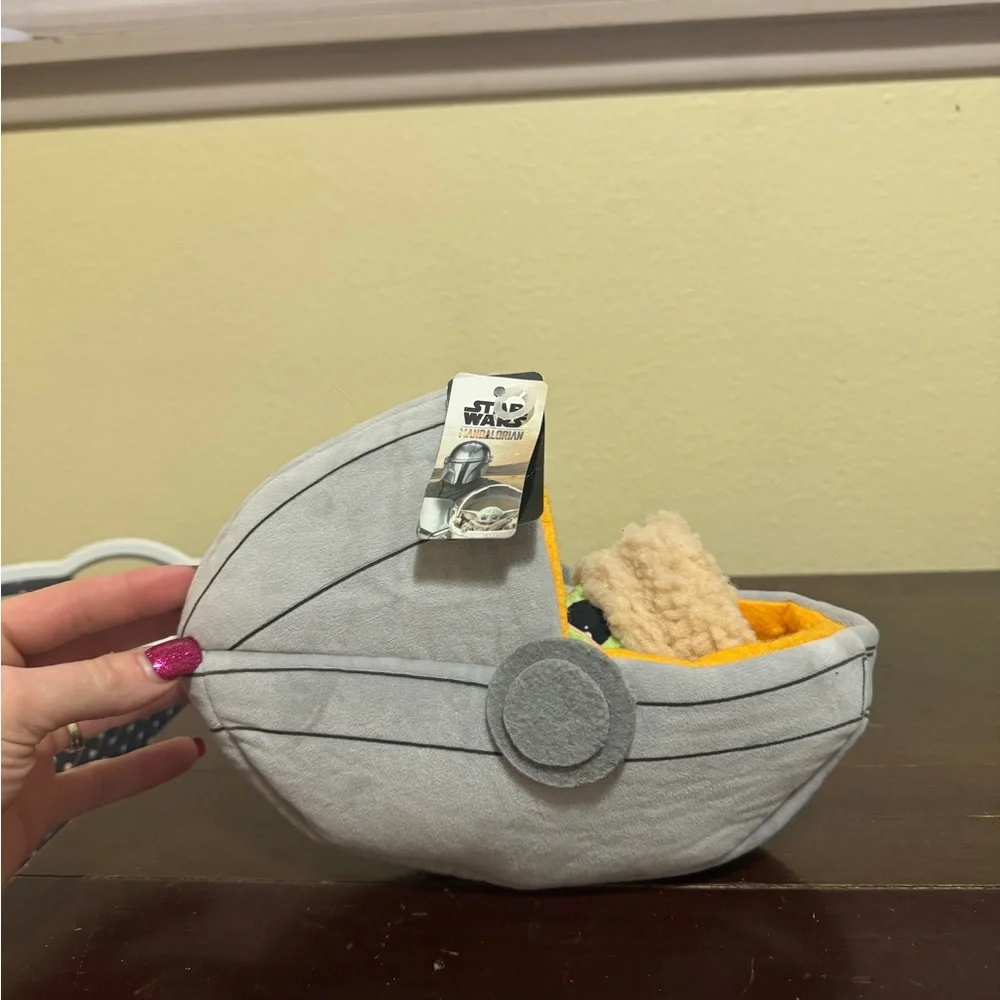 Star Wars Mandalorian Dog Toy The Child Carriage Plush NWT